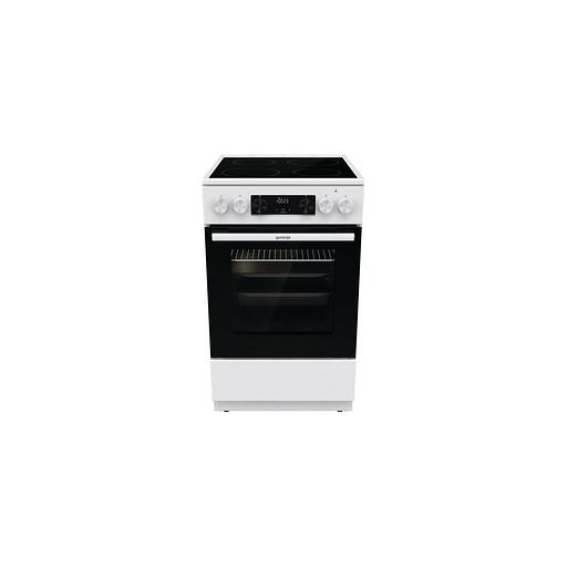 Электрическая плита Gorenje GEC5C42WG, стеклокерамика, без крышки, белый фото 1