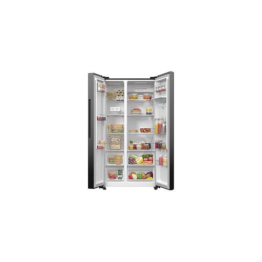 Холодильник двухкамерный Gorenje NRR9185EABXLWD Side by Side, инверторный черный фото 1