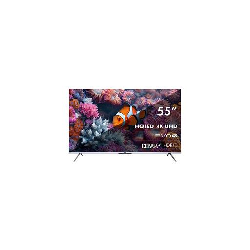 55" Телевизор HAIER Smart TV S3, QLED, 4K Ultra HD, серебристый, СМАРТ ТВ, Android фото 1