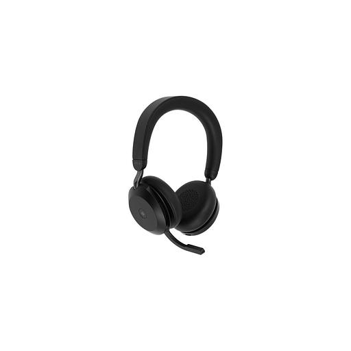 Гарнитура Jabra Evolve2 75, для компьютера/мобильных устройств, накладные, Bluetooth, черный [27599-999-989] фото 1