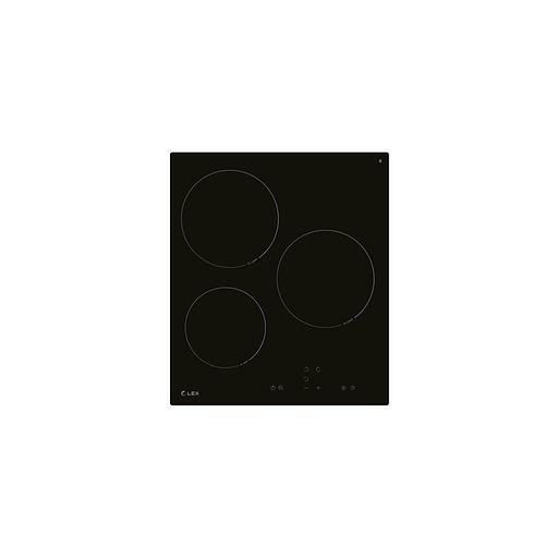 Электрическая варочная поверхность LEX EVH 430A BL, конфорок: 3 шт., стеклокерамика, независимая, черный фото 1