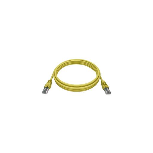 Патч-корд NTSS NTSS-PC-UTP-RJ45-5e-0.15-LSZH-YL, вилка RJ-45, вилка RJ-45, кат.5E, LSZH, 0.15м, желтый фото 1