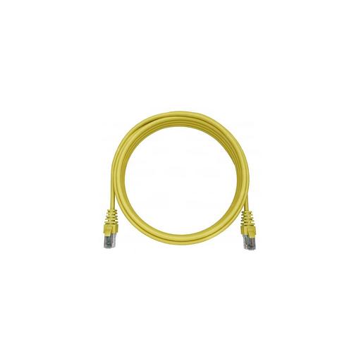 Патч-корд NTSS NTSS-PC-UTP-RJ45-5e-0.3-LSZH-YL, вилка RJ-45, вилка RJ-45, кат.5E, LSZH, 0.3м, желтый фото 1