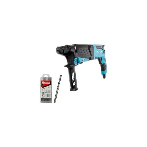 Перфоратор Makita HR2630 + набор буров B-54704 [kit024] фото 1