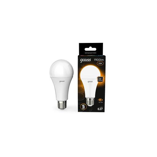 Лампа LED GAUSS E27, груша, 22Вт, A70, 10 шт. [102502122] фото 1