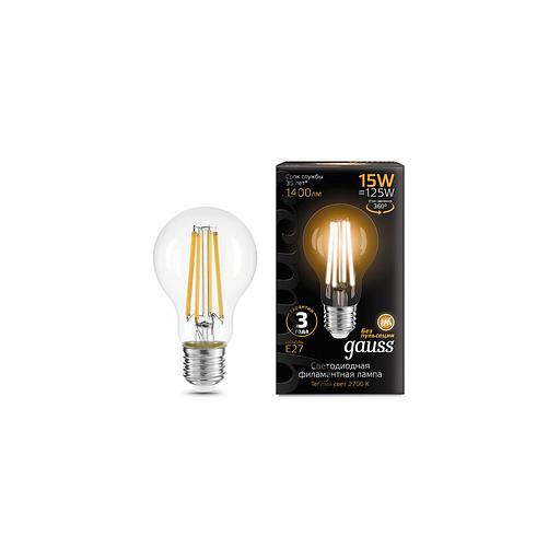 Лампа LED GAUSS E27, груша, 15Вт, 102902115, 10 шт. фото 1