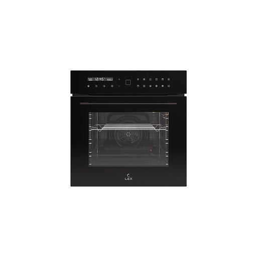 Духовой шкаф LEX EDS 101 BBL, черный/нержавеющая сталь фото 1