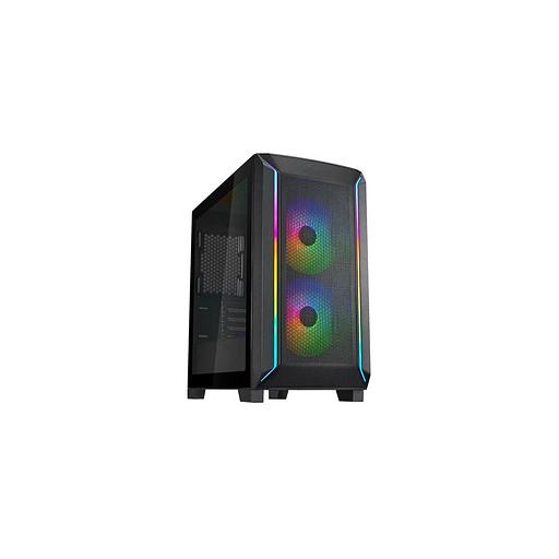 Корпус mATX SILVERSTONE Fara SST-FA312Z-BG, Mini-Tower, без БП, черный [g41fa312zbg0020] фото 1