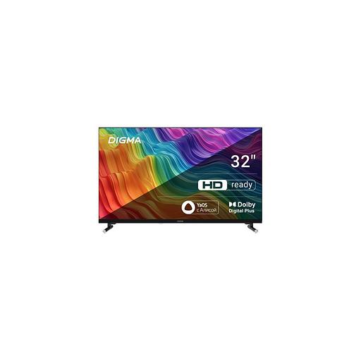 32" Телевизор Digma DM-LED32SBB33, FULL HD, черный, СМАРТ ТВ, YaOS фото 1