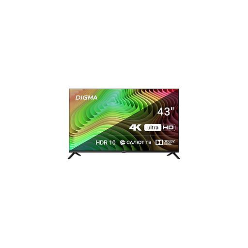 43" Телевизор Digma DM-LED43UBB40, 4K Ultra HD, черный, СМАРТ ТВ, Салют ТВ фото 1