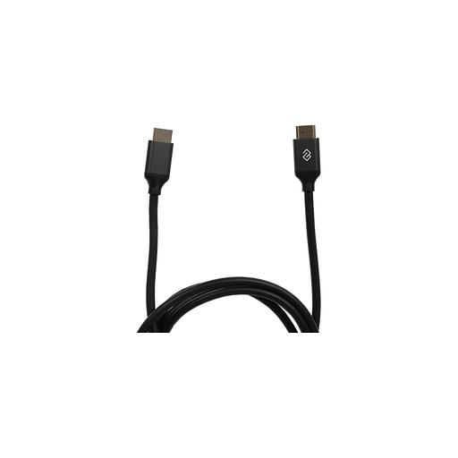 Кабель аудио-видео Digma HDMI (m) - HDMI (m), ver 2.1, 2м, GOLD, ф/фильтр, черный [d-hdmi-v2.1-2m] фото 1