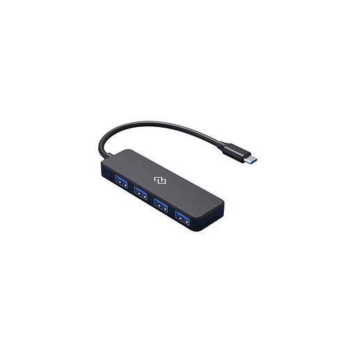Хаб (разветвитель) Digma DHUB-4USB-C-2.0, черный фото 1
