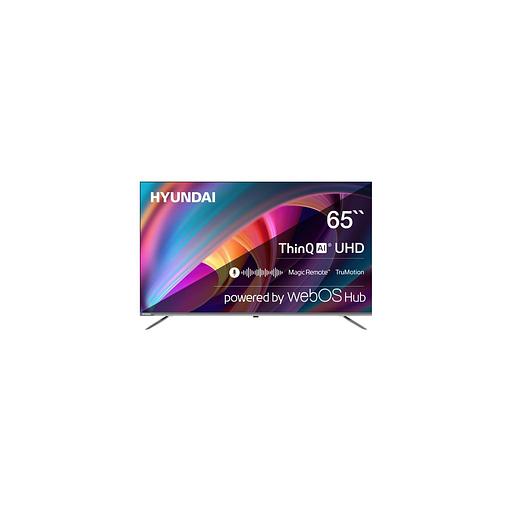 65" Телевизор Hyundai H-LED65BU7100, 4K Ultra HD, серый, СМАРТ ТВ, WebOS фото 1