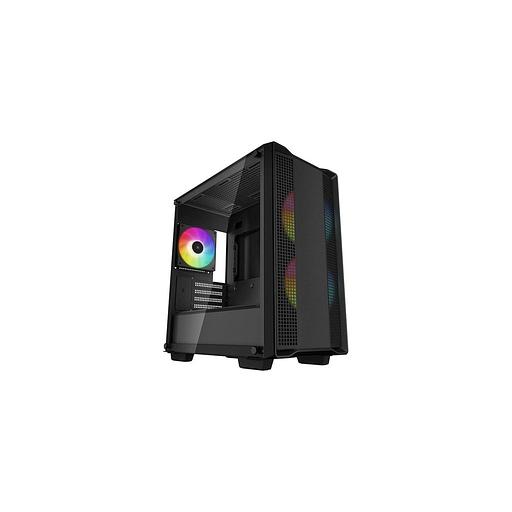 Корпус mATX DeepCool CC360 ARGB, Micro-Tower, без БП, черный [r-cc360-bkapm3-g-1] фото 1