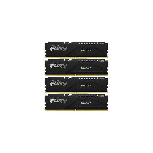 Оперативная память Kingston Fury Beast KF556C40BBK4-64 DDR5 - 4x 16ГБ 5600МГц, DIMM, Ret фото 1