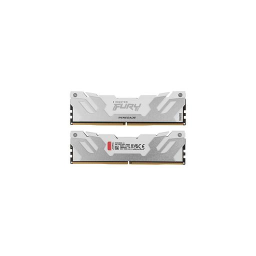 Оперативная память Kingston Fury Renegade KF572C38RWK2-32 DDR5 - 2x 16ГБ 7200МГц, DIMM, White, Ret фото 1