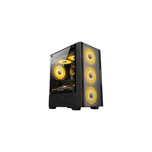 Корпус mATX Oklick OCC-MN307, Mini-Tower, без БП, черный фото 1
