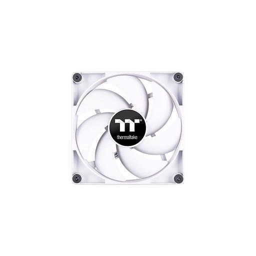 Вентилятор Thermaltake CT120 2шт, 120мм, 4-pin, 2000об/мин, 25.8 дБ, белый, Ret [cl-f151-pl12wt-a] фото 1