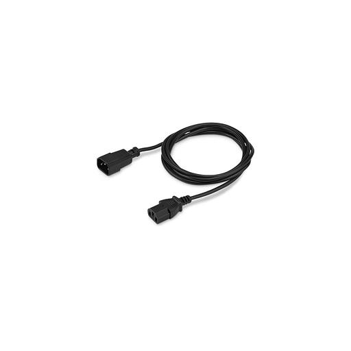 Кабель-удлинитель сетевой KINGPRICE KP-PC-C13-C14-3m, IEC C13 (прямой) - IEC C14 (прямой), 3м, черный фото 1