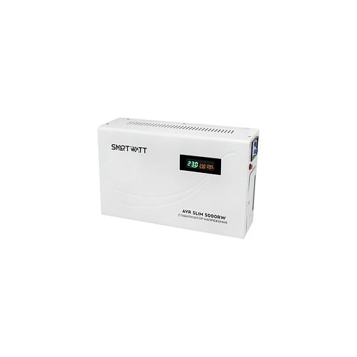 Стабилизатор напряжения SMARTWATT AVR Slim 5000RW белый [4512020310005] фото 1