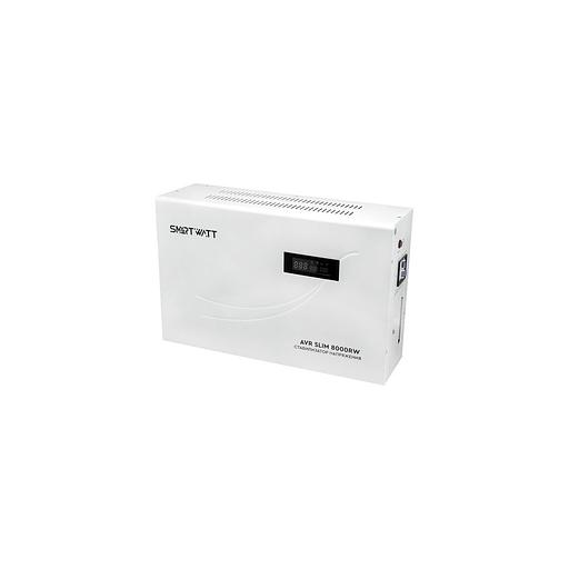 Стабилизатор напряжения SMARTWATT AVR Slim 8000RW белый [4512020310009] фото 1
