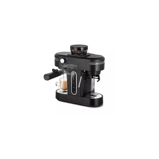 Кофеварка KitFort КТ-7375, рожковая, черный фото 1