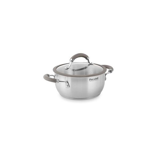 Кастрюля 5л Rondell Balance RDS-755, нержавеющая сталь, с крышкой фото 1