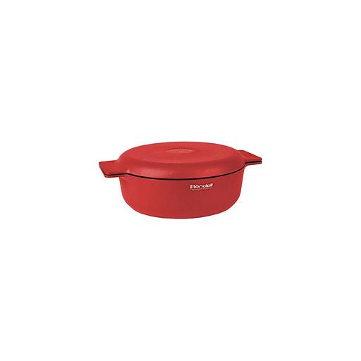 Сотейник Rondell Red Edition RDA-1119, 3.2л, с крышкой, красный фото 1