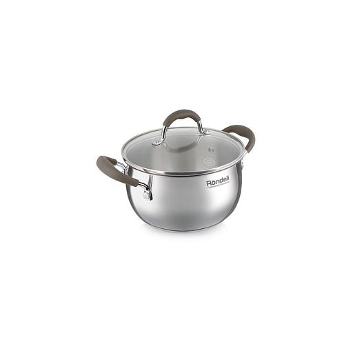 Кастрюля 3.3л Rondell Konzept RDS-1229, нержавеющая сталь, с крышкой фото 1