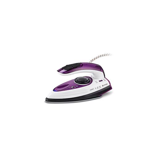 Дорожный утюг Vitek VT-8305, 1000Вт, белый/фиолетовый фото 1
