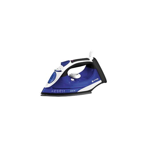 Утюг Vitek VT-8337, 2500Вт, синий/белый/серый фото 1