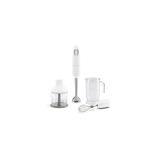 Блендер SMEG HBF03WHEU, погружной, белый/серебристый фото 1