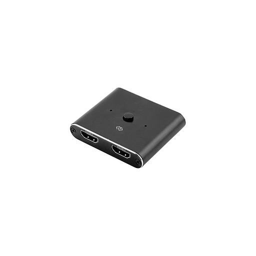 Переключатель аудио-видео Digma HDMI (f) - HDMI (f), HDMI (f), ver 2.0, черный [d-hsw-v2.0x2] фото 1
