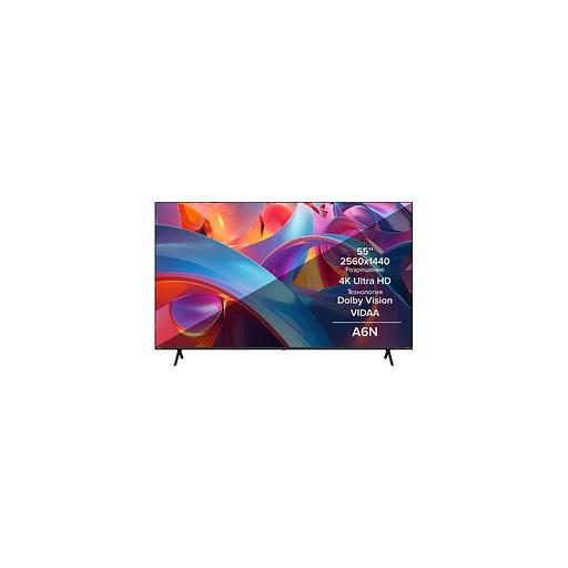 55" Телевизор Hisense 55A6N, 4K Ultra HD, черный, СМАРТ ТВ, Vidaa фото 1