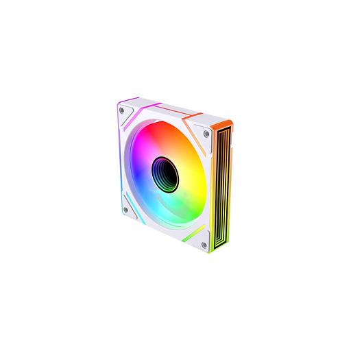 Вентилятор BLOODY BD-CF120ARGB2 LCD 120мм, 4-pin, 1600об/мин, 11 - 26 дБ, ARGB, белый, Ret [bd-cf120argb2-wh] фото 1