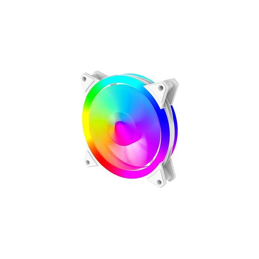 Вентилятор BLOODY BD-CF120ARGB4 120мм, 4-pin, 1600об/мин, 11 - 26 дБ, ARGB, белый, Ret [bd-cf120argb4-wh] фото 1