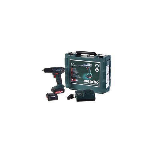 Дрель-шуруповерт METABO BS 14.4, 2Ач, с двумя аккумуляторами [602206540] фото 1