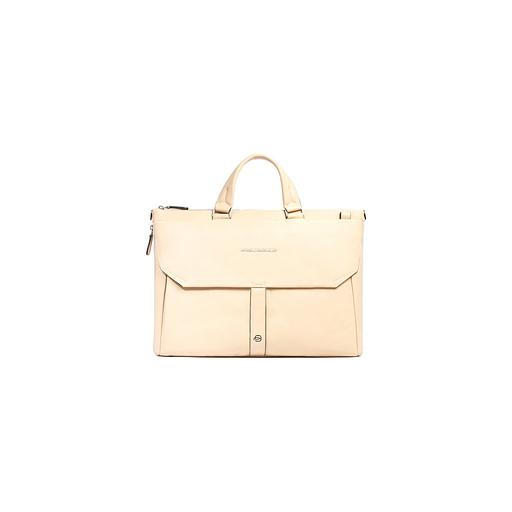 Деловая сумка Piquadro Than, женская, кожа натуральная, бежевый [ca4021s135/be] фото 1
