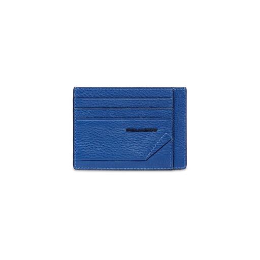 Чехол для кредитных карт Piquadro Than PP2762S135R/BLU синий кожа натуральная фото 1