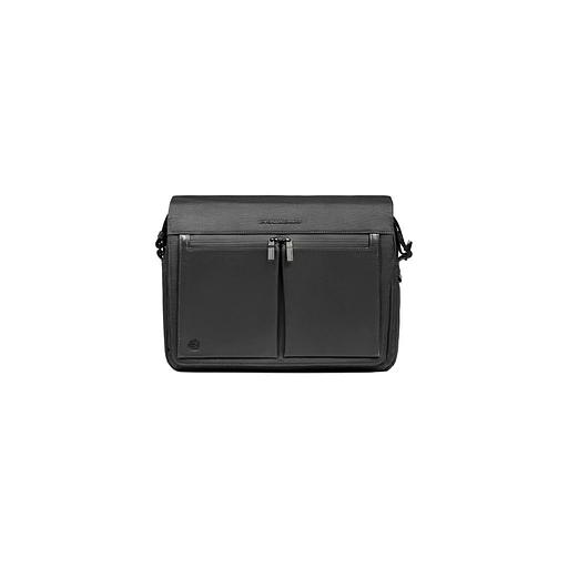 Сумка-мессенджер Piquadro Orion, ткань переработанная, черный [ca6627s136/n] фото 1