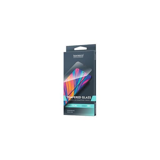 Защитное стекло для экрана BORASCO для Xiaomi Poco M6 4G антиблик, 166 х 74 мм, 2.5D, 1 шт, прозрачный [73620] фото 1
