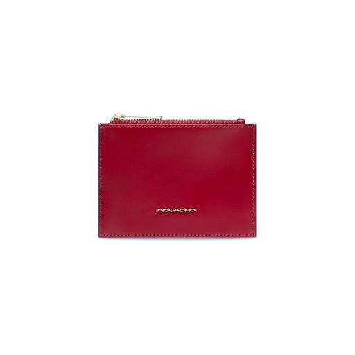 Кошелек женский Piquadro Blue Square, кожа натуральная, красный [pp6659b2r/r] фото 1