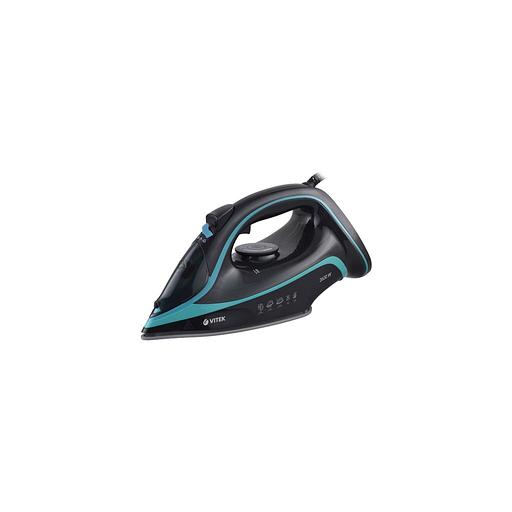 Утюг Vitek VT-8334, 2600Вт, черный/бирюзовый фото 1