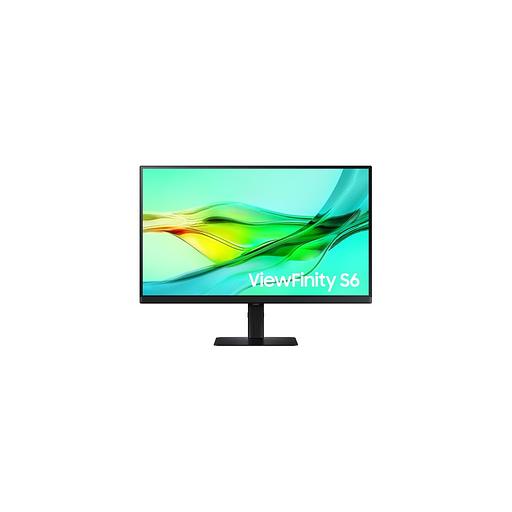 27" Монитор Samsung ViewFinity S6 S27D604UAIXCI, 2560x1440, IPS, 100Гц, 1хHDMI, 1хDP, черный [ls27d604uaixci] фото 1