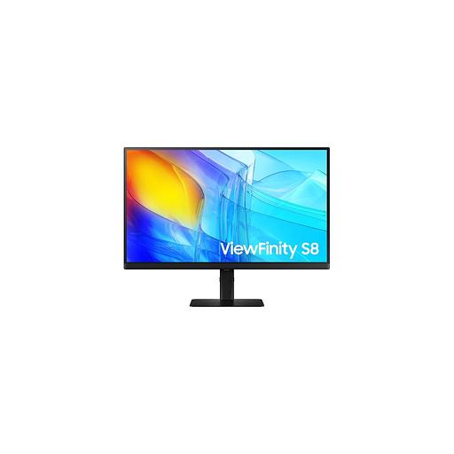 27" Монитор Samsung ViewFinity S8 S27D800EAIXCI, 3840x2160, IPS, 1хHDMI, 1хDP, черный [ls27d800eaixci] фото 1