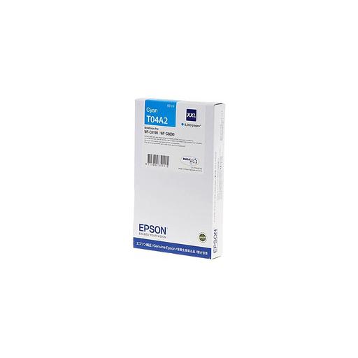 Картридж Epson C13T04A240, голубой / C13T04A240 фото 1