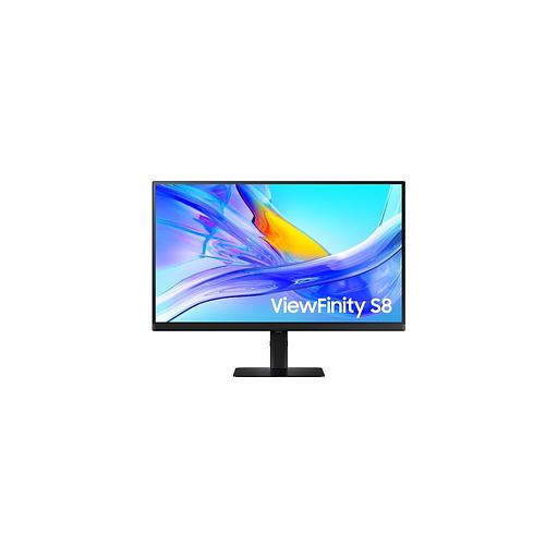 27" Монитор Samsung ViewFinity S8 S27D804UAIXCI, 3840x2160, IPS, 1хHDMI, 1хDP, черный [ls27d804uaixci] фото 1