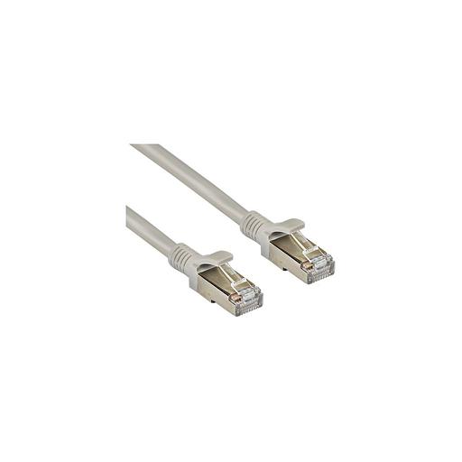 Патч-корд EXEGATE FTP-RJ45-RJ45-C5e-5M-GY FTP, кат.5E, 5м, 4 пары, алюминий омедненный, многожильный, белый фото 1