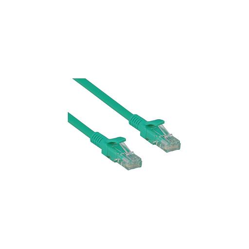 Патч-корд EXEGATE UTP-RJ45-RJ45-5e-3M-GN UTP, кат.5E, 3м, 4 пары, алюминий омедненный, многожильный, зеленый фото 1
