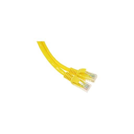 Патч-корд EXEGATE UTP-RJ45-RJ45-C6-0,5M-YL UTP, кат.6, 0.5м, 4 пары, алюминий омедненный, многожильный, желтый фото 1